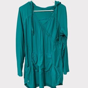 Athleta Teal Swim Coverup